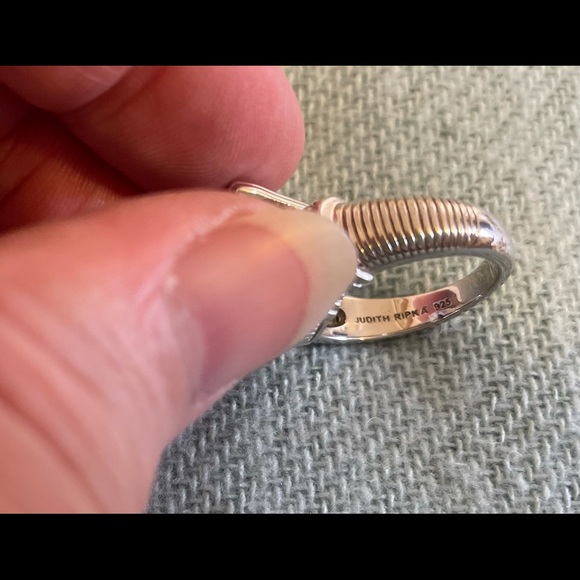 Judith Ripka dark brown topaz ring in size 8 - Picture 5 of 5